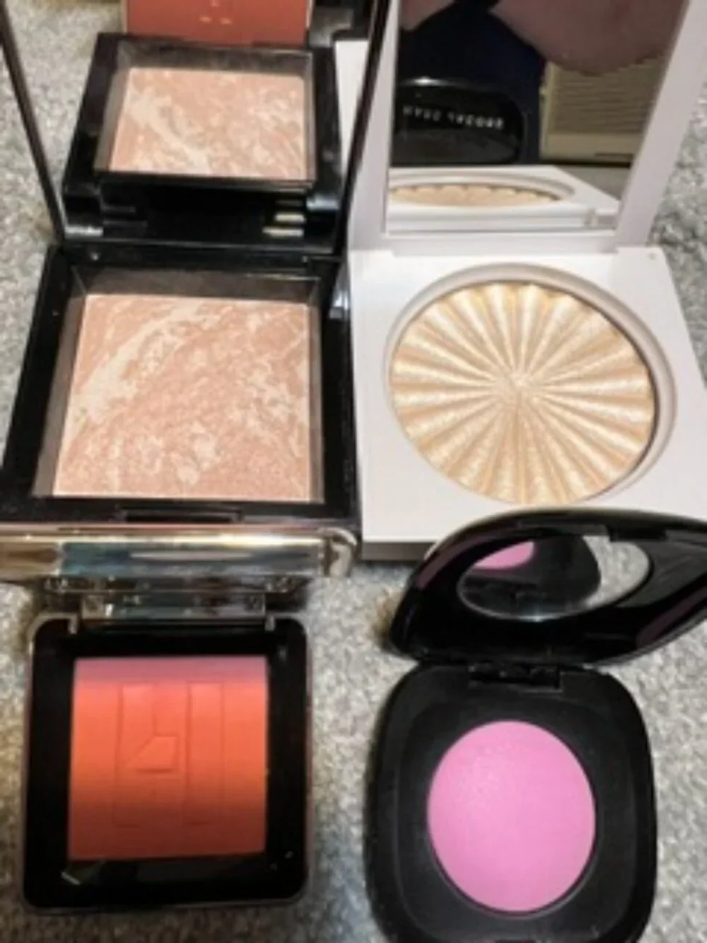 Almost New Full-Size Blush Highlighter 4-Piece Bundle - Haus Labs, Marc JAcobs